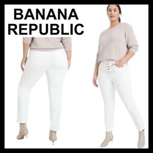NWT BANANA REPUBLIC High rise slim ankle premium denim jeans **PLUS SIZE…